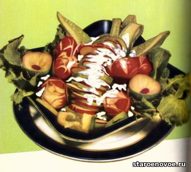 салат из редиса с огурцом