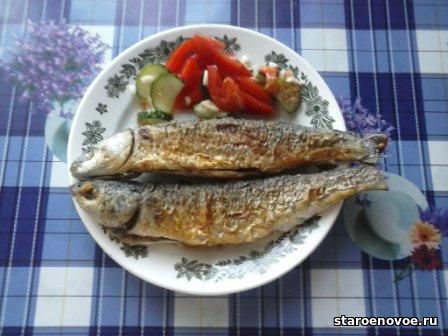 кефаль жареная