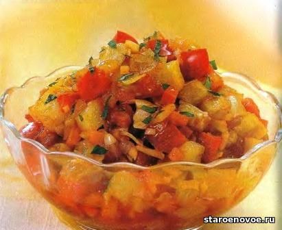 салат картофельный с фасолью