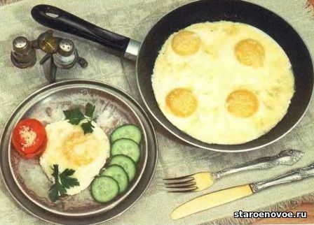 яичница с сыром