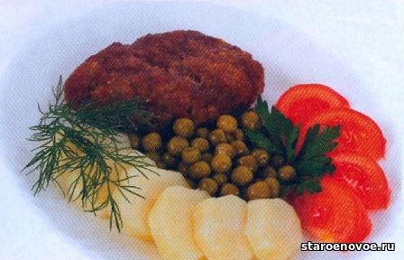 котлета мясная рубленая